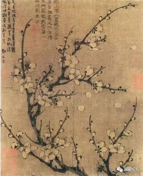 梅花名畫|最美的梅花，中国历代名家画梅作品欣赏